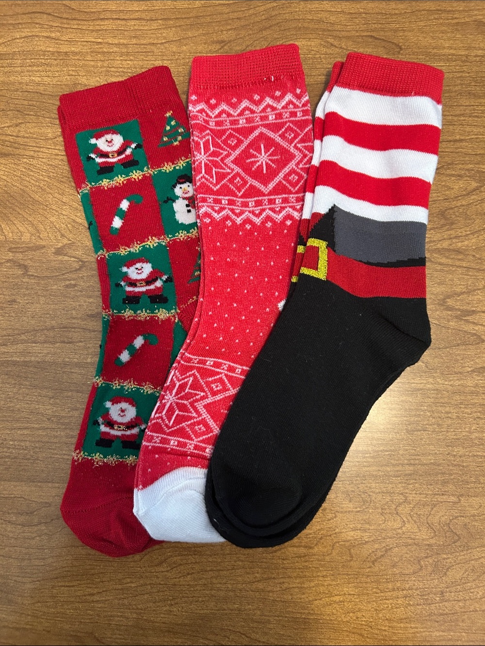 Assorted Patterned Crew Socks - Picture 3 of 3